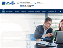 Tablet Screenshot of cdljp.com.br